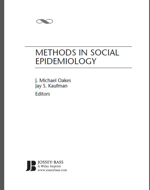 METHODS IN SOCIAL EPIDEMIOLOGY